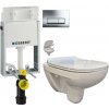 GEBERIT KOMBIFIXBasic vr. chrómového tlačidla DELTA 51 + WC bez oplachového kruhu Edge + SEDADLO 110.100.00.1 51CR EG1