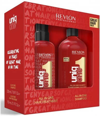 Revlon Professional Uniq One Celebration šampon 230 ml + bezoplachová péče 150 ml darčeková sada