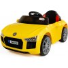 Mamido Mamido Elektrické autíčko Fast Wing eko-koža žlté