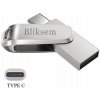 USB kľúč Bliksem 64 GB USB 2.0, USB 3.1 typ C, strieborný
