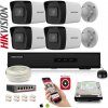 Hikvision 4 kamerový set 4Mpix IP kamery POE + Switch