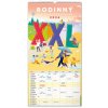 NOTIQUE Nástěnný Rodinný plánovací XXL 33 x 64 cm 2026