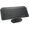 Logitech MX Keys Combo Mini for Business, set bezdrátové klávesnice a myši - černá, 920-011054