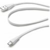 Cellular Line Kabel USB-A pro mobilní telefony - 1,1 m bílý (CUSBDATACMICROUSBW)