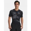 Pánske tričko Under Armour UA HG Armour Printed SS-BLK Čierna MD