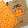 Collory Silikónová forma na pamlsky Medium Srdiečka - oranžová