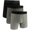 Pánske boxerky Under Armour Perf Tech Solid 6in 3Pack Steel Heather XL