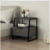Asir Nočný stolík PAL 50x45 cm čierna/antracit AS0592 + záruka 3 roky zadarmo