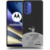 Picasee silikónový prehľadný obal pre Motorola Moto G51 - Astronaut