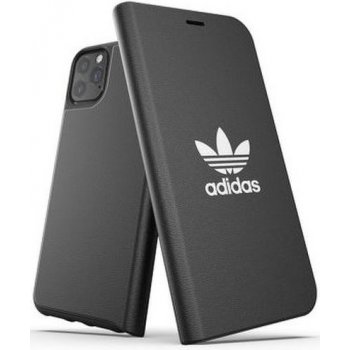 Púzdro adidas knižka Apple iPhone 11 Pro Basic čierno-biele