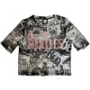 Tielko The Beatles - All-Over-Print & Drop T Logo, Žena,Biela,S