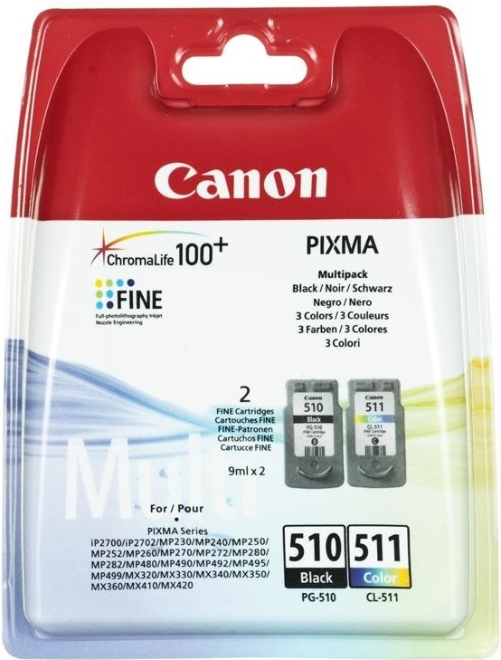 Canon PG-510 + CL-511 Multipack - originálny od 28,73 € - Heureka.sk