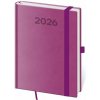 Diár 2026 denný B6 Print Pop - fialová