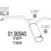Koncový tlmič výfuku MTS 750mm 01.90940 (0190940) EAN: 8033464412326