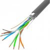 LANBERG LAN KABEL FTP 305M PEVNÝ CCA ŠEDÝ LCF5-10CC-0305-S Lanberg