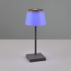Reality Leuchten LED lampa Sanchez RGBW a stmievač antracitová - R54126142