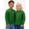 GAP Baby sveter CashSoft Zelená 3YRS Zelená Zelená