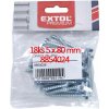 Skrutka do dreva DIN571 ZN, 25ks, 6x40, EXTOL PREMIUM Počet ks a rozmery skrutky: 18 ks, 5 × 80 mm