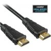 PremiumCord HDMI High Speed Ethernet kabel, zlacené konektory, 0,5m kphdme005