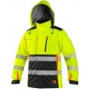 Bunda CXS BENSON, výstražná, zateplená, žlto-čierna Velikost: S