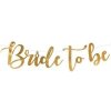 Banner Bride to be zlatý