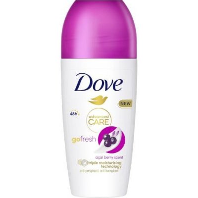 Dove Advanced Care Go Fresh Acai Berry & Waterlily 48h antiperspirant s vôňou acai a lekna 50 ml pre ženy
