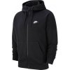 Nike M NSW CLUB hoodie FZ FT BV2648-010 čierna