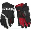 Hokejové rukavice CCM NEXT GLOVES SR čierna,biela,červená