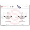 Sada brzdových platničiek kotúčovej brzdy BREMBO P 06 011