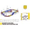 Mamido Mamido Magnetická stavebnica pretekárska dráha s elektrickým autíčkom 160 dielikov L MT1471