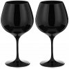 Diamante poháre na červené víno Ghost Black 610 ml 2KS