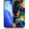Picasee silikónový čierny obal pre OPPO Reno 5 5G - Pineapple Color
