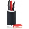 Stojan na nože pr.11cm, v.18cm plastový + plastový, štetiny CULINARIA Black