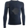 Detské funkčné tričko X-Bionic Invent 4.0 Shirt Round Neck LG SL JR Marine/X Black 140