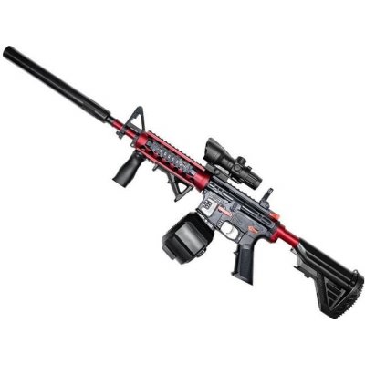 Sunny Blaster M4A1 vodná gélová guľová pištoľ s príslušenstvom červená