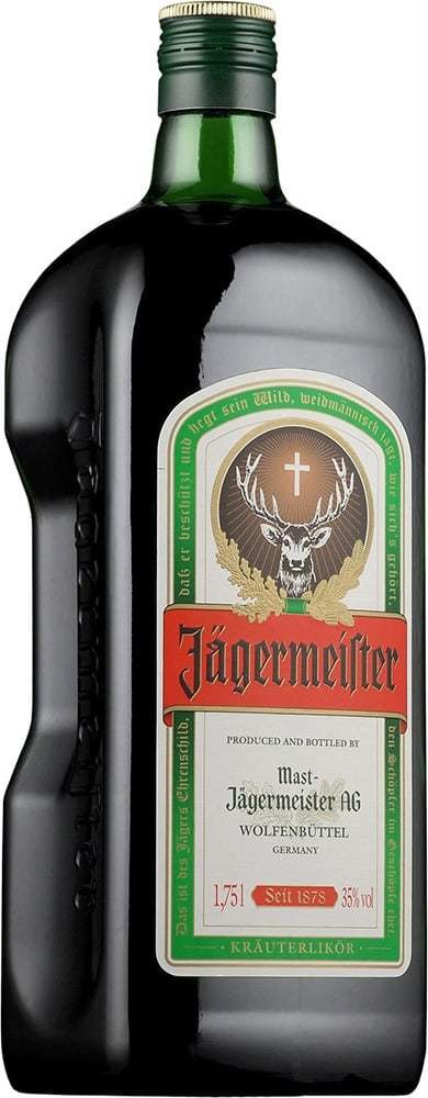 Jägermeister 35% 1,75 l (čistá fľaša)