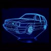 Beling 3D lampa, Volkswagen Golf Mk2, 7 farebná S513885
