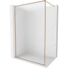 Mexen, Mexen Kioto-XF sprchová stena s rámom 60 x 202 cm, matná 10 mm, brúsená meď - 800-060-104-65-30-X