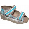 Befado detské sandále, látkové, viacfarebné, veľkosť 20