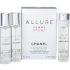 Chanel Allure Homme Sport Toaletná voda, 3 x 20ml (3 x náplň), pánske