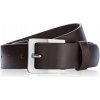 Pánsky kožený Opasok na nohavice, hnedý, módny, široký, 90 cm PAOLO PERUZZI