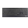 RAPOO klávesnice E9500M Multi-mode Wireless Ultra-slim Keyboard Black 6940056189547