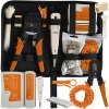 Tester káblov RJ45/RJ11 + krimpovacie kliešte - všetko pre inštaláciu ethernet siete