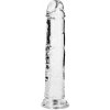 RealRock Crystal Clear Realistic 8 priehľadné dildo s prísavkou 22 x 4 cm
