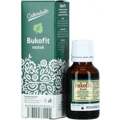Bukofit - Roztok na ošetrenie ďasien, 25 ml