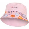 LITTLE ANGEL Klobúk tenký UPF 50+ Outlast® veľ.4 - 45-48 cm ružová baby/ružová kvietky