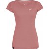 Dámske tričko Salewa Puez Melange Dry S/S Tee Desert Pink 40