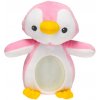 Mikro hračky lampička tučniak 22 cm plyšový ružový