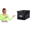 Leitz Click&Store Wow box štvorcový čierny A4