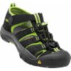 Keen Newport H2 detské sandále black/lime green